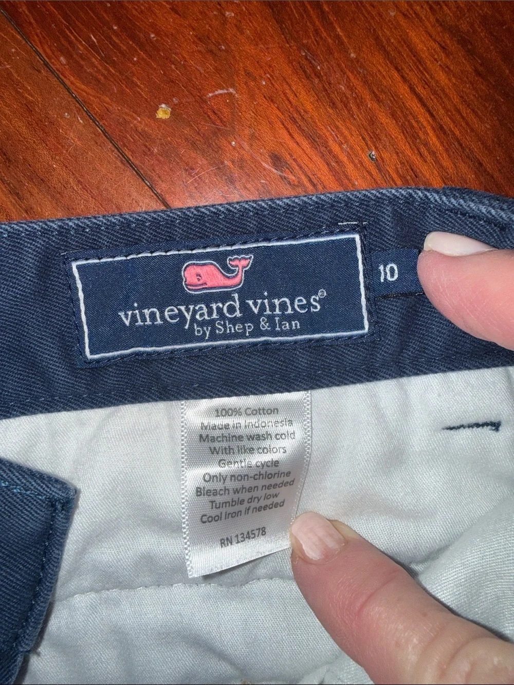 Vineyard Vines Navy Kids Chino Pants